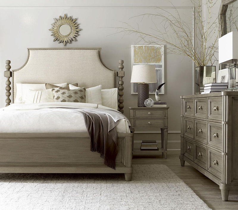 Morrissey 2 Drawer Kirke Leg Nightstand in Glam