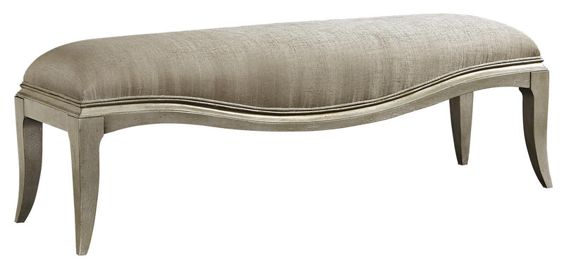 Starlite Bed Bench in Silver