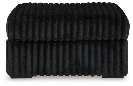 Midnight-Madness Oversized Accent Ottoman - R&R Furniture Gallery (Fountain Valley, CA)