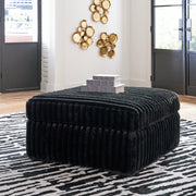 Midnight-Madness Oversized Accent Ottoman - R&R Furniture Gallery (Fountain Valley, CA)