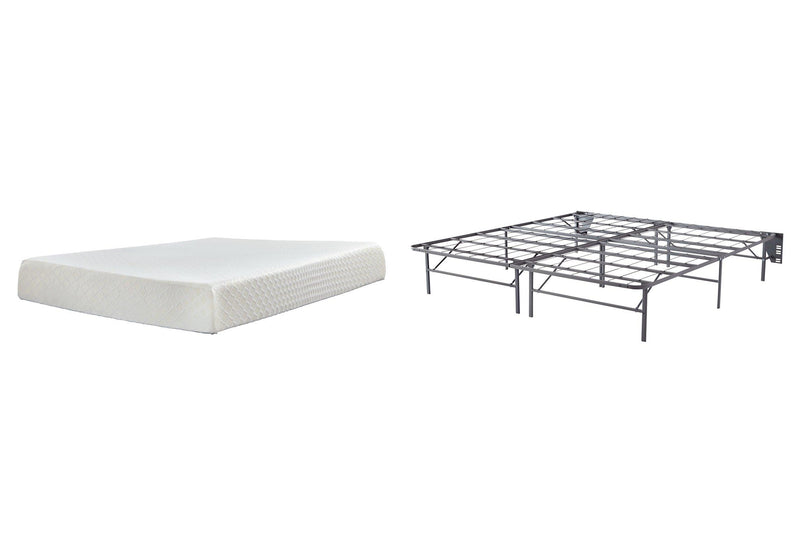 10 Inch Chime Memory Foam Mattress Set - R&R Furniture Gallery (Fountain Valley, CA)