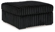 Midnight-Madness Oversized Accent Ottoman - R&R Furniture Gallery (Fountain Valley, CA)