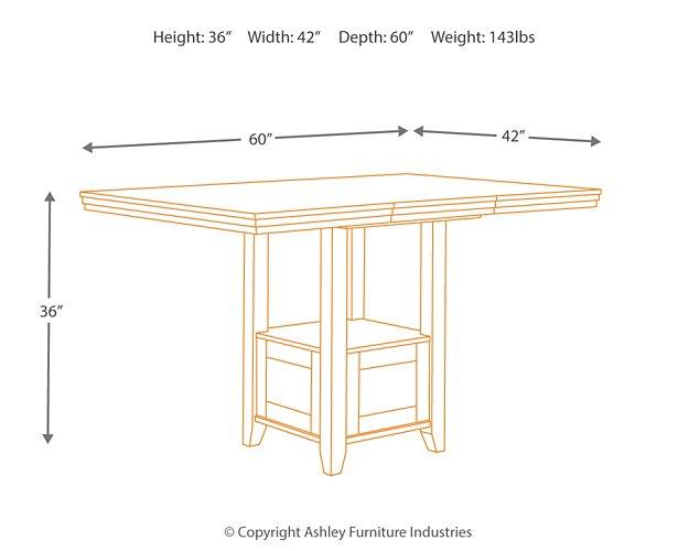 Ralene Counter Height Dining Set - R&R Furniture Gallery (Fountain Valley, CA)