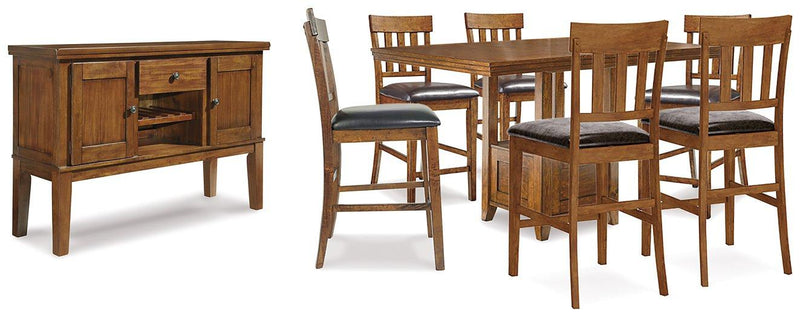 Ralene Counter Height Dining Set - R&R Furniture Gallery (Fountain Valley, CA)