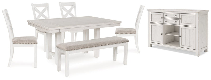 Robbinsdale Dining Package - R&R Furniture Gallery (Fountain Valley, CA)