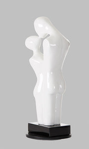 Love - Modern White Polyresin Sculpture — view 3