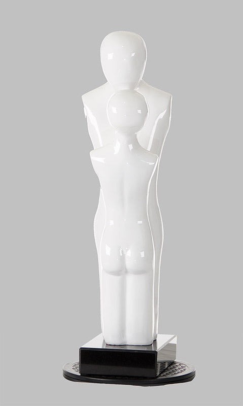 Love - Modern White Polyresin Sculpture — view 5