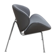 Set of (2) Roxy Accent Chair with Chrome Frame by Diamond Sofa - GREY - R&R Furniture Gallery (Fountain Valley, CA)