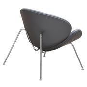 Set of (2) Roxy Accent Chair with Chrome Frame by Diamond Sofa - GREY - R&R Furniture Gallery (Fountain Valley, CA)