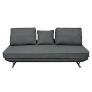 Dolce Lounge Seating Platform with Moveable Backrest Supports by Diamond Sofa - Grey Fabric - R&R Furniture Gallery (Fountain Valley, CA)