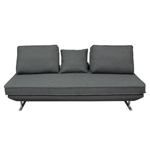 Dolce Lounge Seating Platform with Moveable Backrest Supports by Diamond Sofa - Grey Fabric - R&R Furniture Gallery (Fountain Valley, CA)