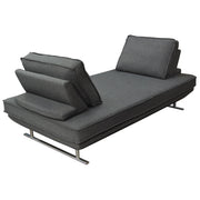 Dolce Lounge Seating Platform with Moveable Backrest Supports by Diamond Sofa - Grey Fabric - R&R Furniture Gallery (Fountain Valley, CA)
