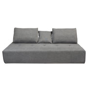 Cloud Lounge Seating Platform with Moveable Backrest Supports in Space Grey Fabric by Diamond Sofa - R&R Furniture Gallery (Fountain Valley, CA)