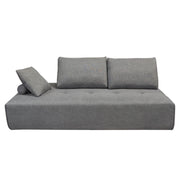 Cloud Lounge Seating Platform with Moveable Backrest Supports in Space Grey Fabric by Diamond Sofa - R&R Furniture Gallery (Fountain Valley, CA)