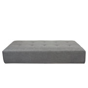 Cloud Lounge Seating Platform with Moveable Backrest Supports in Space Grey Fabric by Diamond Sofa - R&R Furniture Gallery (Fountain Valley, CA)