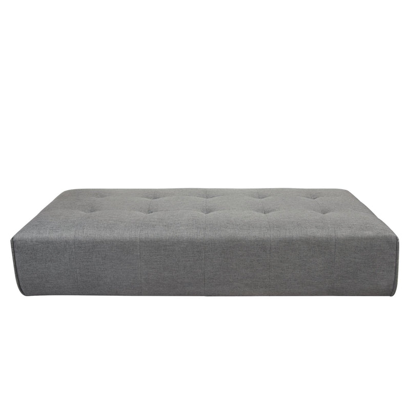 Cloud Lounge Seating Platform with Moveable Backrest Supports in Space Grey Fabric by Diamond Sofa - R&R Furniture Gallery (Fountain Valley, CA)