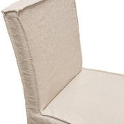 Sonoma 2-Pack Dining Chairs with Wood Legs and Sand Linen Removable Slipcover by Diamond Sofa - R&R Furniture Gallery (Fountain Valley, CA)