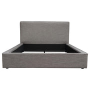 Cloud 43" Low Profile Eastern King Bed in Grey Fabric by Diamond Sofa - R&R Furniture Gallery (Fountain Valley, CA)