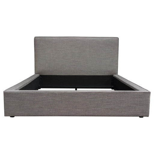 Cloud 43" Low Profile Eastern King Bed in Grey Fabric by Diamond Sofa - R&R Furniture Gallery (Fountain Valley, CA)