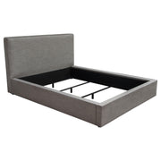 Cloud 43" Low Profile Queen Bed in Grey Fabric by Diamond Sofa - R&R Furniture Gallery (Fountain Valley, CA)