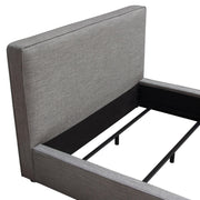 Cloud 43" Low Profile Queen Bed in Grey Fabric by Diamond Sofa - R&R Furniture Gallery (Fountain Valley, CA)
