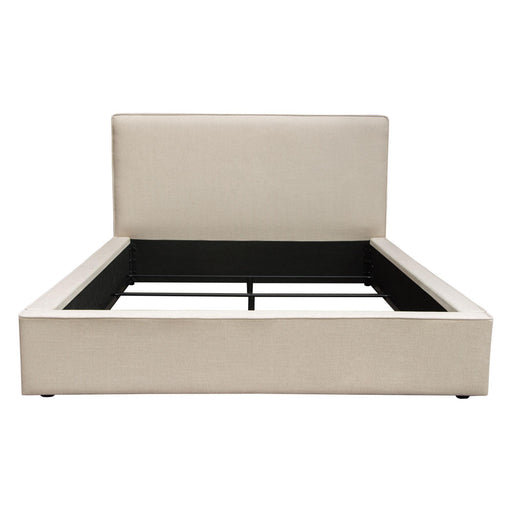 Cloud 43" Low Profile Eastern King Bed in Sand Fabric by Diamond Sofa - R&R Furniture Gallery (Fountain Valley, CA)