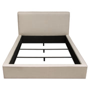 Cloud 43" Low Profile Eastern King Bed in Sand Fabric by Diamond Sofa - R&R Furniture Gallery (Fountain Valley, CA)