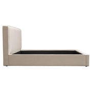 Cloud 43" Low Profile Queen Bed in Sand Fabric by Diamond Sofa - R&R Furniture Gallery (Fountain Valley, CA)