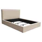 Cloud 43" Low Profile Eastern King Bed in Sand Fabric by Diamond Sofa - R&R Furniture Gallery (Fountain Valley, CA)