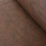 Jordan Armless Accent Chair in Chocolate Leatherette with Chrome Metal Base by Diamond Sofa - R&R Furniture Gallery (Fountain Valley, CA)