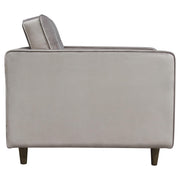 Juniper Tufted Chair in Champagne Grey Velvet by Diamond Sofa - R&R Furniture Gallery (Fountain Valley, CA)