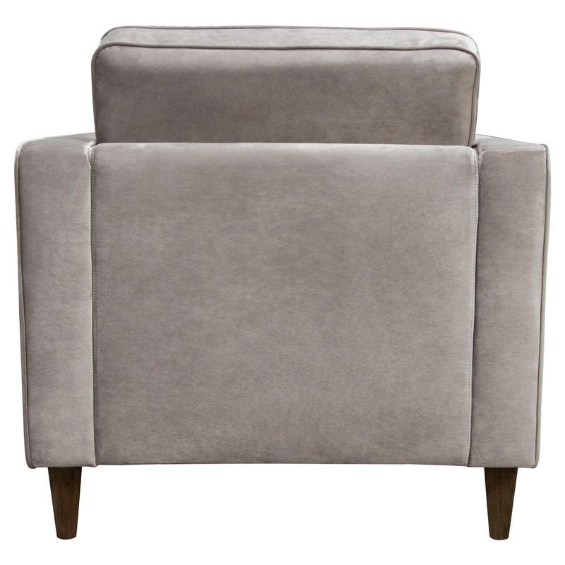 Juniper Tufted Chair in Champagne Grey Velvet by Diamond Sofa - R&R Furniture Gallery (Fountain Valley, CA)