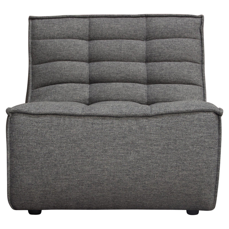 Marshall 3PC Corner Modular Sectional w/ Scooped Seat in Grey Fabric by Diamond Sofa - R&R Furniture Gallery (Fountain Valley, CA)