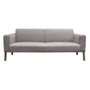 Blair Sofa in Grey Fabric with Curved Wood Leg Detail by Diamond Sofa - R&R Furniture Gallery (Fountain Valley, CA)