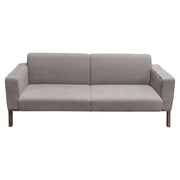 Blair Sofa in Grey Fabric with Curved Wood Leg Detail by Diamond Sofa - R&R Furniture Gallery (Fountain Valley, CA)