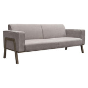 Blair Sofa in Grey Fabric with Curved Wood Leg Detail by Diamond Sofa - R&R Furniture Gallery (Fountain Valley, CA)