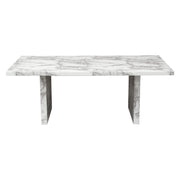 Icon Faux Marble Rectangular Dining Table by Diamond Sofa - R&R Furniture Gallery (Fountain Valley, CA)