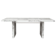 Icon Faux Marble Rectangular Dining Table by Diamond Sofa - R&R Furniture Gallery (Fountain Valley, CA)