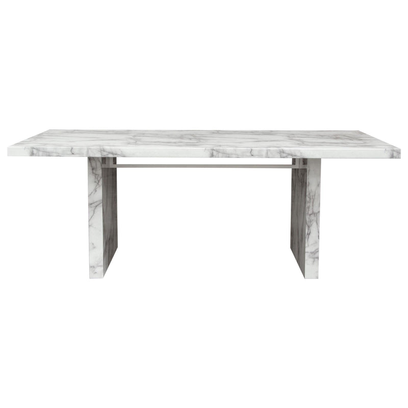 Icon Faux Marble Rectangular Dining Table by Diamond Sofa - R&R Furniture Gallery (Fountain Valley, CA)