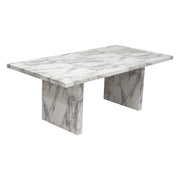 Icon Faux Marble Rectangular Dining Table by Diamond Sofa - R&R Furniture Gallery (Fountain Valley, CA)