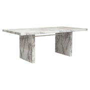 Icon Faux Marble Rectangular Dining Table by Diamond Sofa - R&R Furniture Gallery (Fountain Valley, CA)