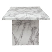 Icon Faux Marble Rectangular Dining Table by Diamond Sofa - R&R Furniture Gallery (Fountain Valley, CA)
