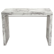 Icon Faux Marble Waterfall Bar Height Table by Diamond Sofa - R&R Furniture Gallery (Fountain Valley, CA)