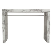 Icon Faux Marble Waterfall Bar Height Table by Diamond Sofa - R&R Furniture Gallery (Fountain Valley, CA)