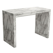Icon Faux Marble Waterfall Bar Height Table by Diamond Sofa - R&R Furniture Gallery (Fountain Valley, CA)