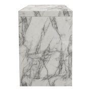 Icon Faux Marble Waterfall Bar Height Table by Diamond Sofa - R&R Furniture Gallery (Fountain Valley, CA)