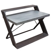 Barclay Zinc Top Writing Desk w/ Mango Wood & Iron Base by Diamond Sofa - R&R Furniture Gallery (Fountain Valley, CA)