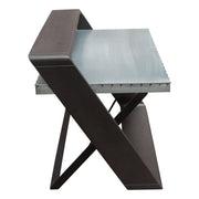 Barclay Zinc Top Writing Desk w/ Mango Wood & Iron Base by Diamond Sofa - R&R Furniture Gallery (Fountain Valley, CA)