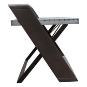 Barclay Zinc Top Writing Desk w/ Mango Wood & Iron Base by Diamond Sofa - R&R Furniture Gallery (Fountain Valley, CA)