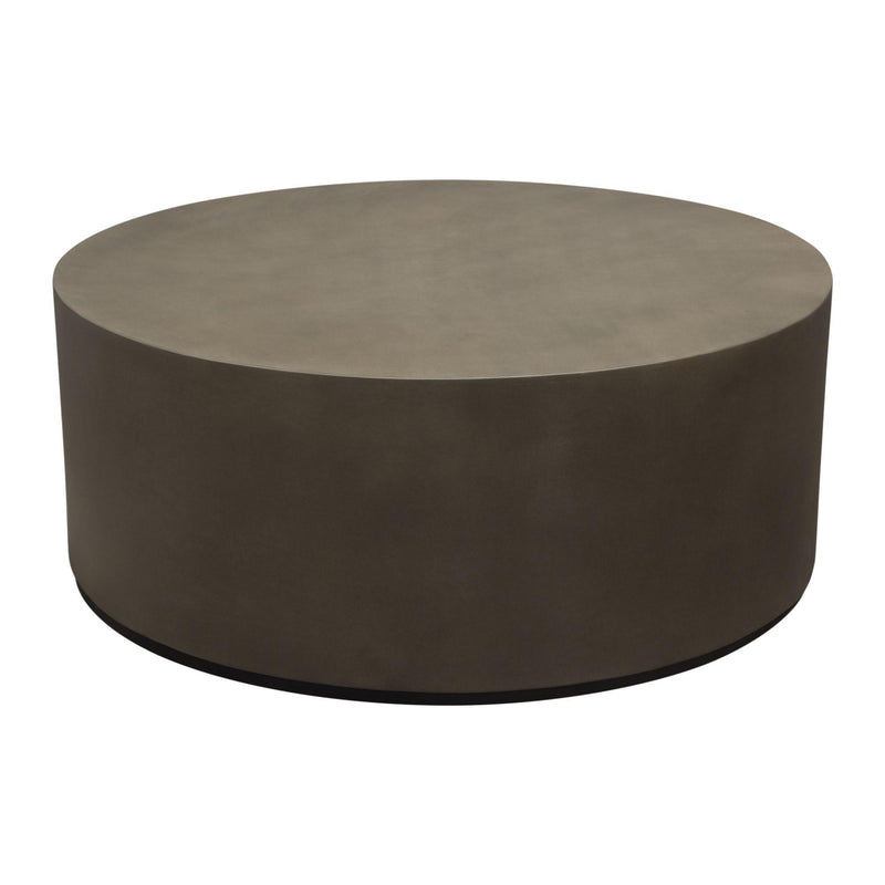 Montage Round Natural Cement Cocktail Table by Diamond Sofa - R&R Furniture Gallery (Fountain Valley, CA)